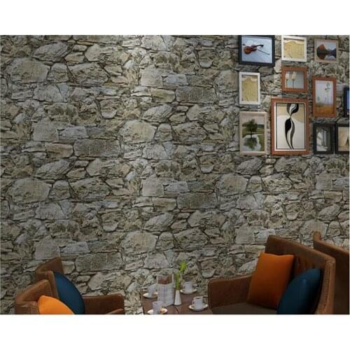 Beibehang Retro Chinese Culture Brick Wallpaper Barber Shop Clothing Store Hotel Restaurant KTV Fashion Simple Wall 3d wallpaper