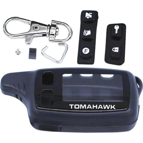 Key Shell Keychain Case For Russian Two Way Car Alarm For TW9010 TW9030 Remote Two Way Car Alarm System