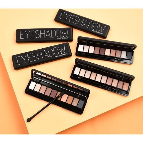 2021 NEW Beautybigbang 10 colors Eyeshadow Palette ideal for shading, both beautifully bold or subtle charming eyeshadow shades