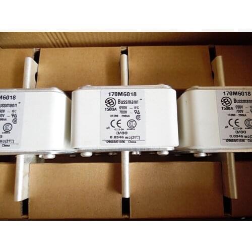 Fuses: 170M6018 1500A 690V / 170M6068 1500A 690V aR