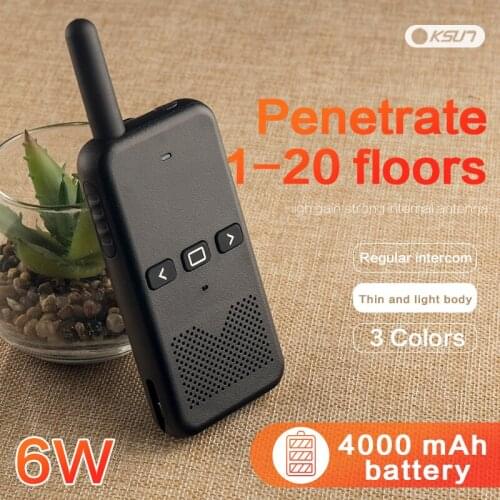 1PCS Walkie Talkie KSUN M1 Two Way Radio Comunicador Transceiver Mini Radio Talkie Walkie Legal Radio Station