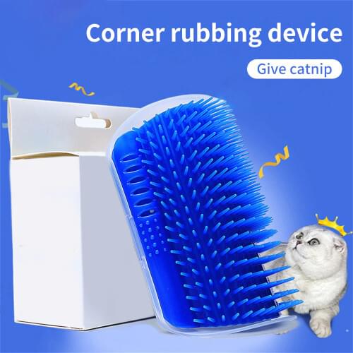 Cats Brush Corner Cat Massage Self Groomer Comb Brush Cat Rubs the Face with a Tickling Comb Cat Product