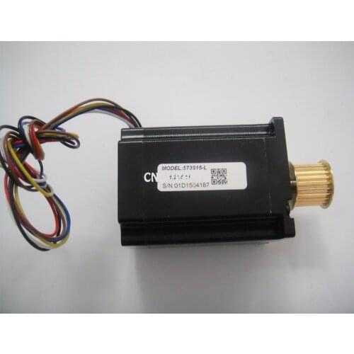 Leadshine 3 phase Stepper Motor 573S15-L NEMA23 24 Teeth 3M Timing Pulley for CO2 Laser Engraving Cutting Machine