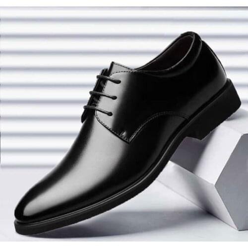 Formal Shoes Men Office Italian Brand Coiffeur Men Leather Dress Shoes Designer Business Shoes Men Classic Chaussure Homme Buty