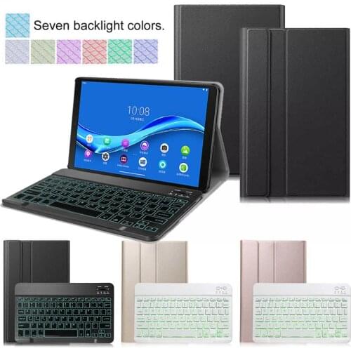 Ultra-thin Keyboard Case for Samsung Galaxy Tab S6 Lite 10.4 Inch 2020 P610 P615 Wireless Backlit Keyboard Stand Tablet Cover
