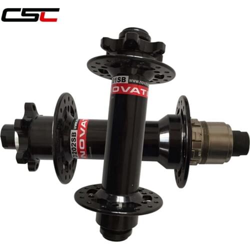Novatec D201SB D202SB snow bike hubs Front 15 x 150mm rear 12 x 190mm or 197mm thru axle disc fat bike hub