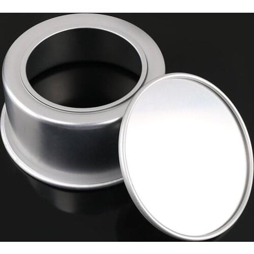 High Quality DIY Kitchen Form 2 4 5 6 8 Inch Anode Bottom Aluminum Alloy Pan Fondant Cake Decorating Tool