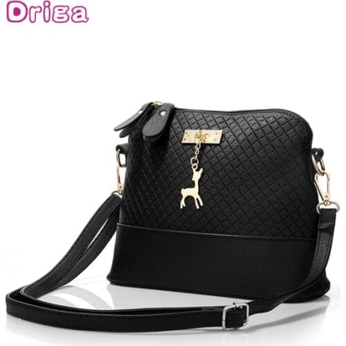 Driga 2020 Women Messenger Bags Fashion Mini Bag With Deer Toy Shell Shape Bag Women Shoulder Bags Handbag High Quality Cute