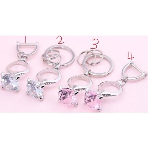Crystal Diamond Ring Keychain Big Diamond Ring Car Key Ring Pendant Female Zircon Ring Wedding Gift