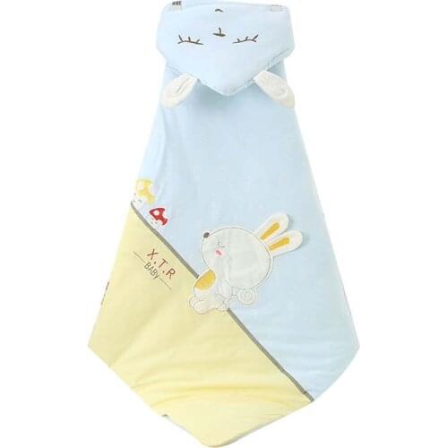 Newborn Winter Cotton Sleeping Bag Infant Thicken Swaddle Baby Spring Autumn Warm Quilt Kids Boy Girl Thicken Cotton Blanket