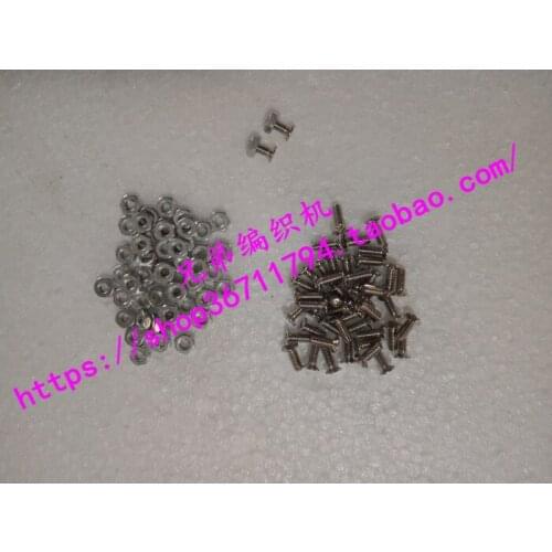 10pcs For Brother spare parts Braiding machine accessories Main and auxiliary door hooks Screws Nuts No.: 004630704 # 405077001