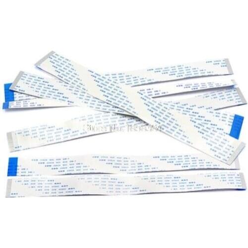 100pcs/Lot 1mm pitch FFC / FPC flexible flat cable 5cm A Type Same side Forward ipsilateral 4P/6/8/10/12/20/24/30pin