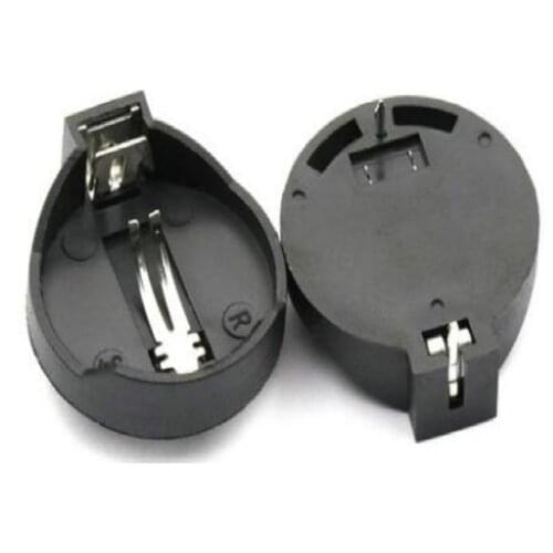 20PCS Battery Button Cell Holder Socket Case CR2032 battery holder 2032