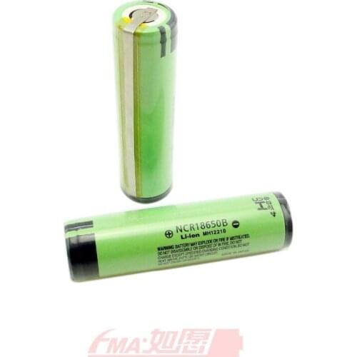 2x Japan Rechargeable Li-ion Battery 18650B 3.6V 3400mAh w/PCM for Flashlight Bike Light Headlight
