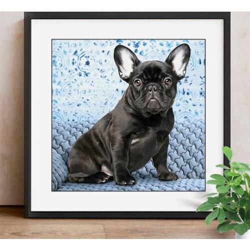 5D DIY Diamond Painting Dog Full Square/Round Drill Mosaic Cross Stitch Diamond Embroidery Animals Decoration Home