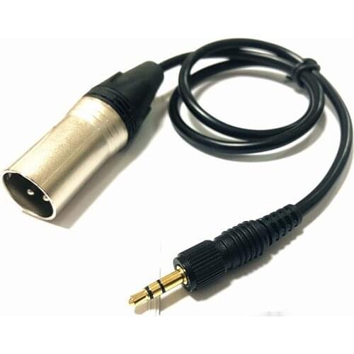 3.5mm male audio plug to XLR 3 pin male for SONY recording device D11 D12 V1 3.5 audio plug with lock conversion cable