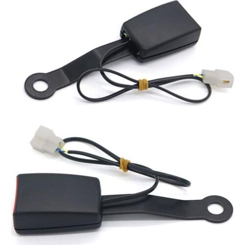 Car Seat Belt Lock Car Seat Belt Buckle Socket Plug Connector with Warning Cable for Cars Buses Car Seat Belts High quality
