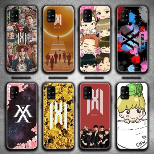 HOTCASHOP Monsta X KPOP Boy Phone Case For Samsung Galaxy A21S A01 A11 A31 A81 A10 A20E A30 A40 A50 A70 A80 A71 A51