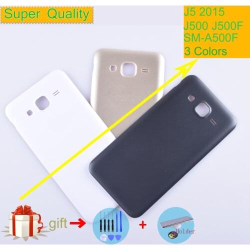 For Samsung Galaxy J5 2015 J500 J500F J500H J500M Housing Battery Cover Back Cover Case Rear Door Chassis Shell J5