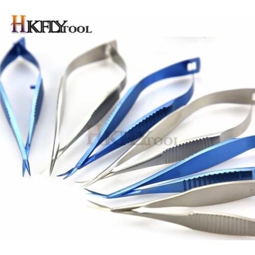Titanium Alloy Surgical Dental Castroviejo Needle Holders Ophthalmic Instruments Device Unlock Needle Holder Surgery Tools