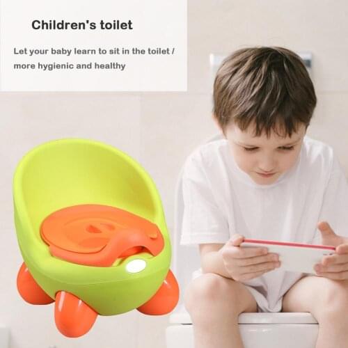 Children Potty Toilet Seat Ring Delicate Design Portable Practical Durable with Armrests Infant Baby Urinal Training Tools
