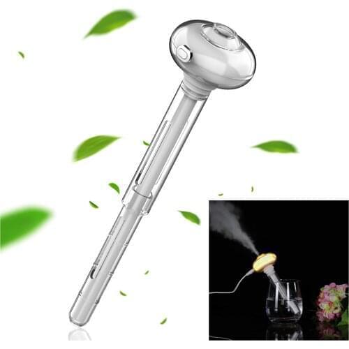 Crystal Led Car Humidifier USB Powered Portable Cool Mist Night Light Air Humidifier Home Office Travel Air Diffuser Freshener