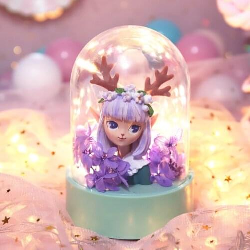 Cute Girls Heart Hualu Girls Star Lamp Desktop Decoration Night Lamp Eternal Life Lantern Birthday Gift