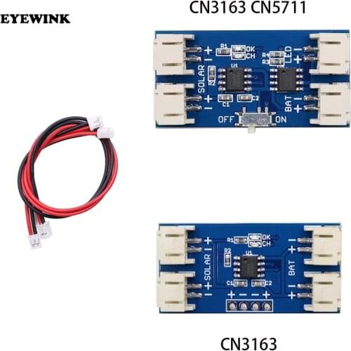 Mini Solar Lipo Charger CN3163 CN5711 Solar Panel Regulator Controller Input Voltage 4.4V-6V to 4.2V Solar Panel Input 0.99A