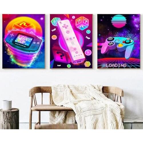 Modular Hd Prints Remote Control Pictures Home Decoration Game Handle Painting Canvas Poster No Frame Wall Art For Living Room