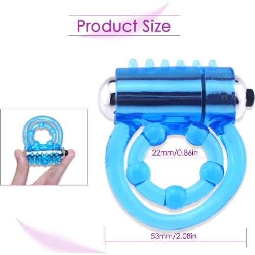 Male Vibrator for Men Penis Man Ring Toys for Adults Penis Vibrator Longer Lasting Sex Penis Cock Vibrator Ring Sex Toys for Men