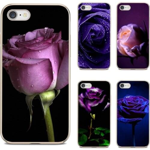 Soft Covers For Samsung Galaxy S7 S8 S9 S10E S20 FE Note 10 20 Edge Lite Plus Ultra Life-Beauty-purple-rose-Flower-Paint