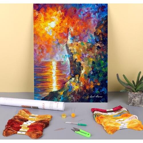 Hopes Love Printed 11CT Cross Stitch Full Kit DIY Embroidery DMC Threads Needlework Handmade Handiwork Hobby Wholesale Floss
