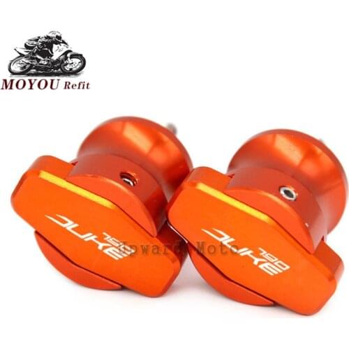 For KTM DUKE 790 DUKE790 Motorcycle Brand New Swingarm Sliders Spools Stand Screws Cover 2018-2019 Spools Fit M10