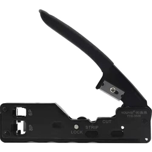 Telephone network crimping pliers multi-function network cable pliers can crimp CAT.6 network cable pliers