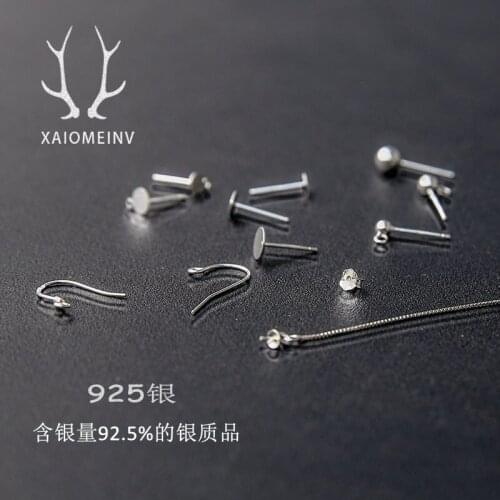 6pcs Wholesale Korean Style Popular Classic High Quality Ear Chains Stud Earring Material Diy Jewelry Making Accessories