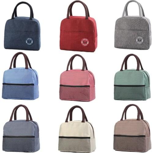 Portable Fresh Keeping lunch Bag Tote Thermal Insulated Cooler Storage Container Fashion Women kids Picnic Food Icepack Box New