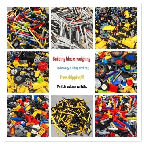 Technology Building Block Cross Axle Connection Hub Tire Bulk Weighing Small Particle Brick Assembly Toy Children Gift ev3