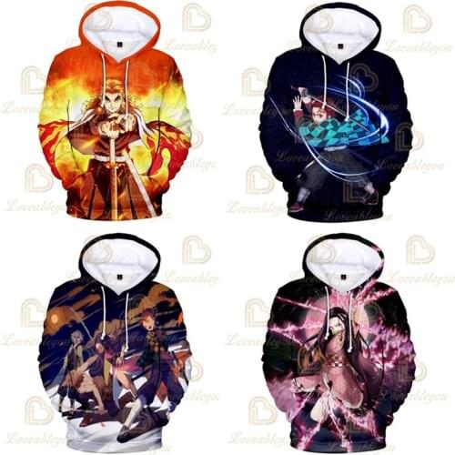 Anime Men/women 3D Hoodies Sweatshirt Fashion Cartoon Casual Harajuku Hoody Autumn Cosplay Coat Streetwear