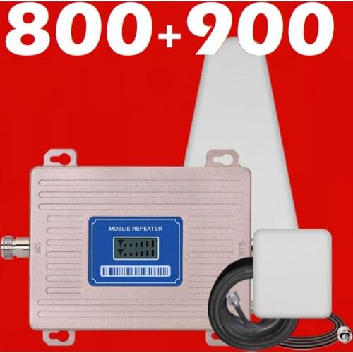 LTE 800 B20 900 B8 4G 3G 2G 2-Band Cellular Signal Repeater Amplifier Booster Free Return Free Ship Spain France Italy Russia UK
