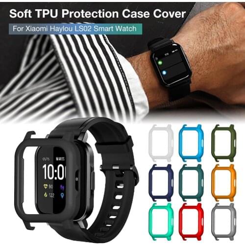 PC Protector Case Cover For Haylou LS02 Smart Watch Plastic Bumper Shell Protection Frame For Xiaomi Haylou Solar ls02 Bracelet