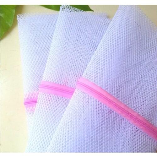 1PC Mesh Laundry Wash Bags Clothes Bra Aid Lingerie Nylon Net Wash Pouch Basket Femme From Wear And Tear On The Washing Machine