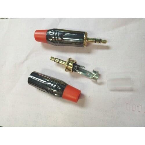 20pcs Gold Plated 3.5mm Male Stereo Jack Plug soldering connectors New