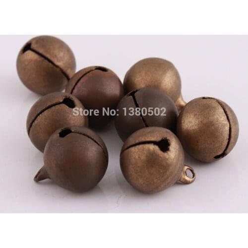 30pcs/lot 16mm Vintage Bronze Color Top Quality Jingle bell Christmas Bells Decoration for Ornament