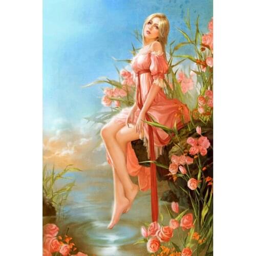 5D DIY square/round Diamond Painting beauty Cross Stitch Diamond Embroidery Pattern Rhinestone home decor J0913