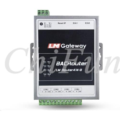 Freeshipping BACnet Router supports routing between BACnet IP and BACnet MSTP RS485 Ethernet
