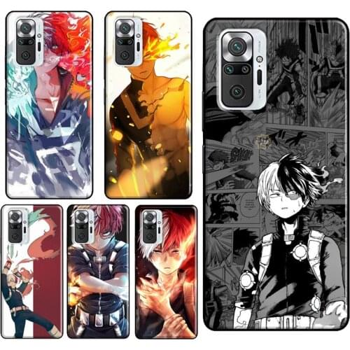 Shoto Todoroki Boku no My Hero Academia Case For Xiaomi Redmi Note 10 Pro 7 8 9 Pro Note 9S 8T Cover For Redmi 9 9A 9C 9T 7A 8A