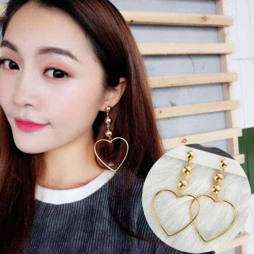 Show Section Love Temperament Earrings Korean Long Section Personality Pearl Pendant Tassel Earrings Exaggerated Earrings