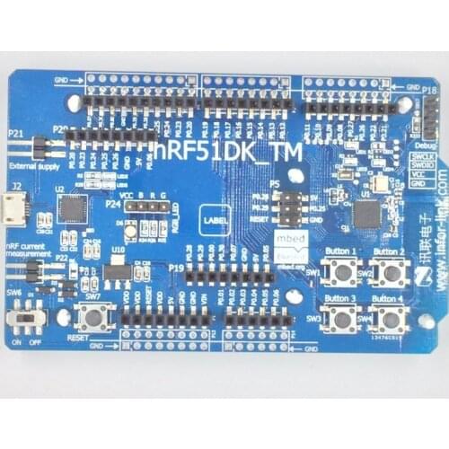 Fast Free Ship 5pcs/lot nRF51DK nrf51422nrf51822 Bluetooth 4.0BLE ANT development PCA10028 Bluetooth 4.0 development board