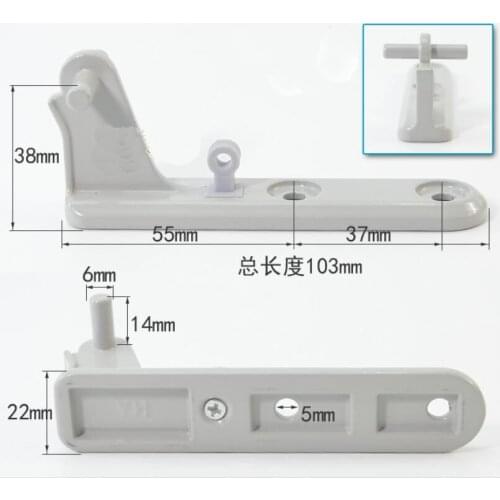 Refrigerator Parts Door Hinge 103X38mm iInstallation size 37mm