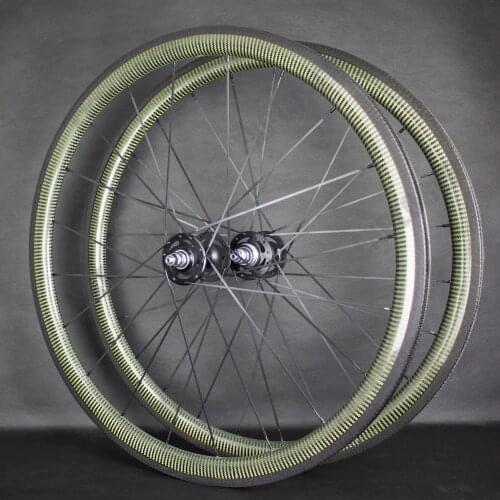 700C Fixed Gear Carbon Kevlar Track Wheels 30/35/38/50/60/90mm Depth Single Speed Road With 20/24 Holes Special Brake Track